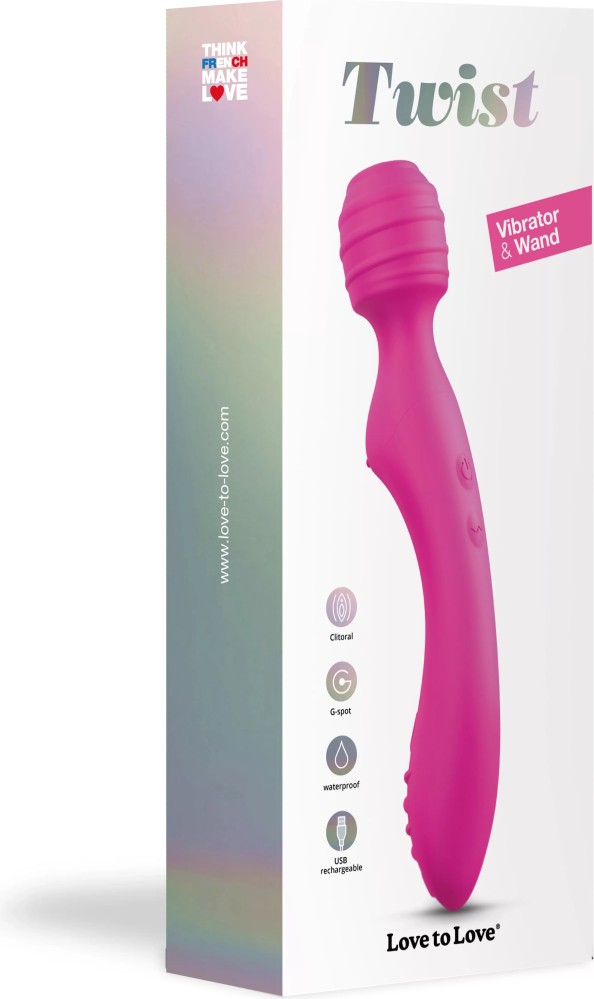 Love to Love Twist vibratore wand 2in1 22 cm 16 modi
