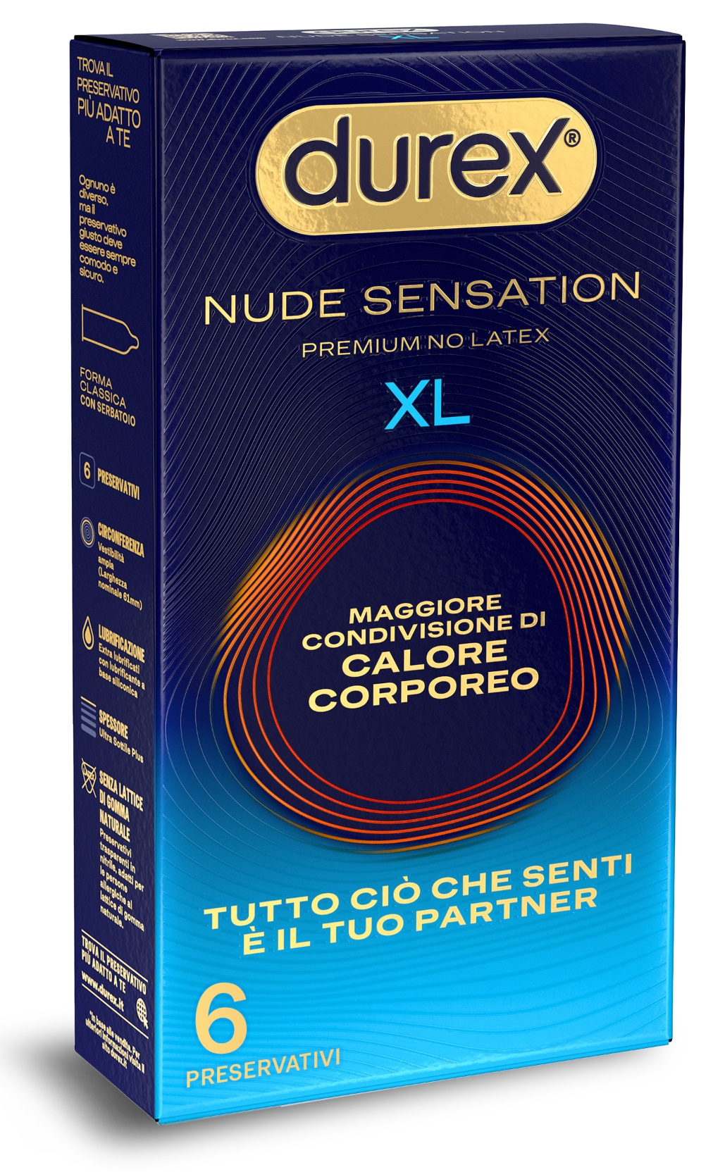 Durex Sensation XL preservativi sottili senza lattice