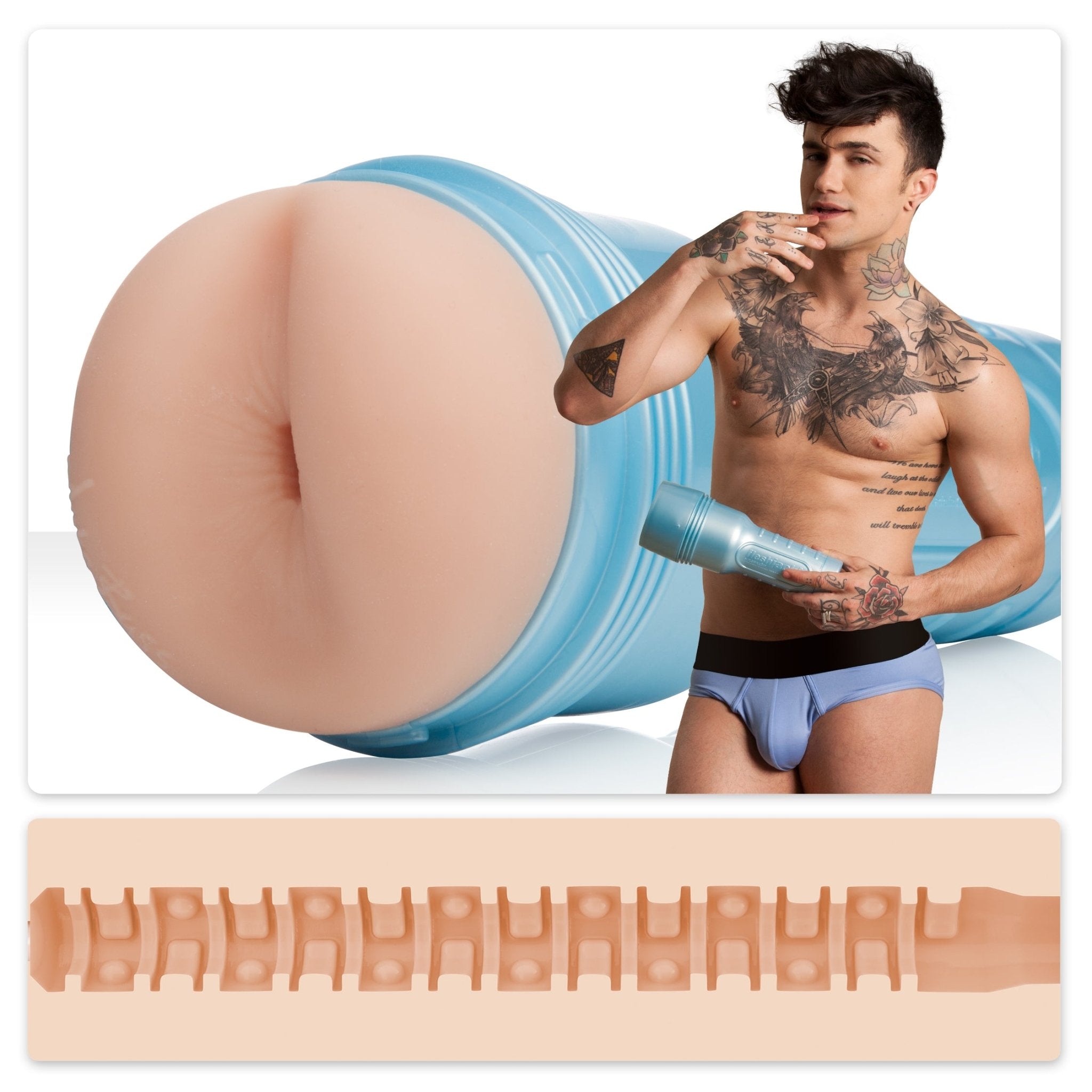 Fleshjack Boys Jake Bass masturbatore anale Dream