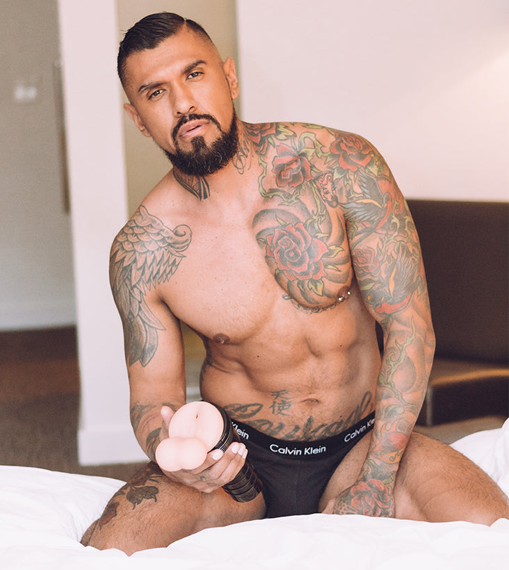 Fleshjack FleshSack masturbatore anale con testicoli