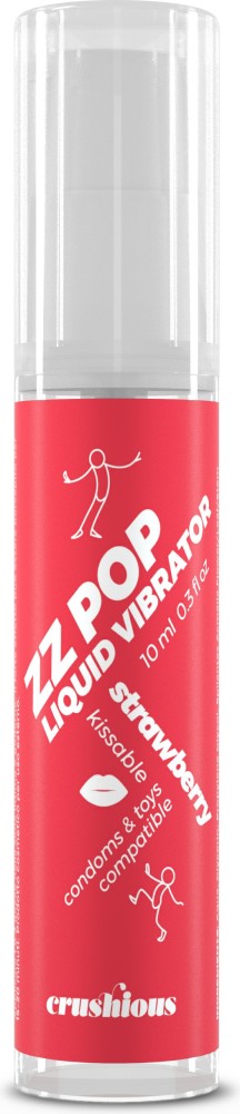 Crushious Zz Pop vibratore liquido fragola