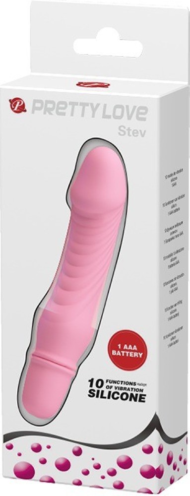 Pretty Love Stev vibratore realistico silicone 13,5 cm
