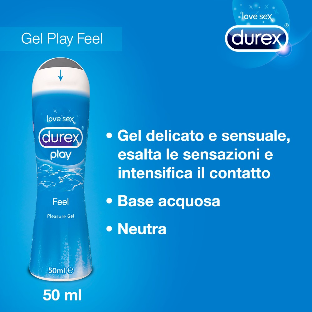 Durex Top Gel Feel lubrificante effetto seta 50 ml