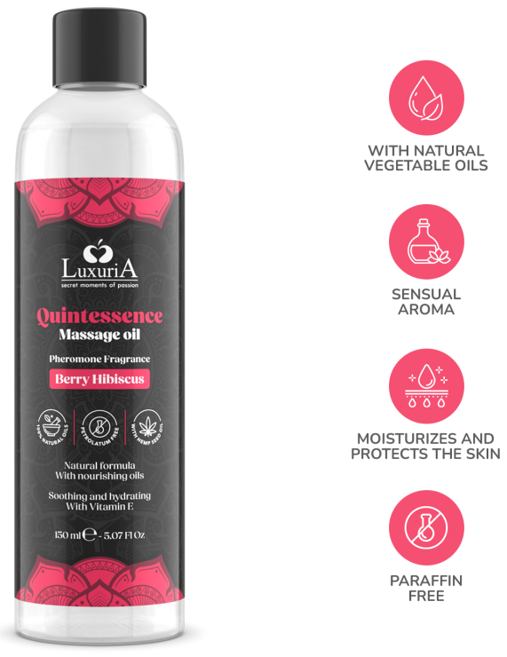 Luxuria Quintessence Berry Hibiscus olio massaggio