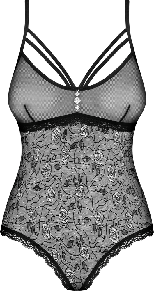Obsessive 818-TED-1 body sexy in pizzo trasparente