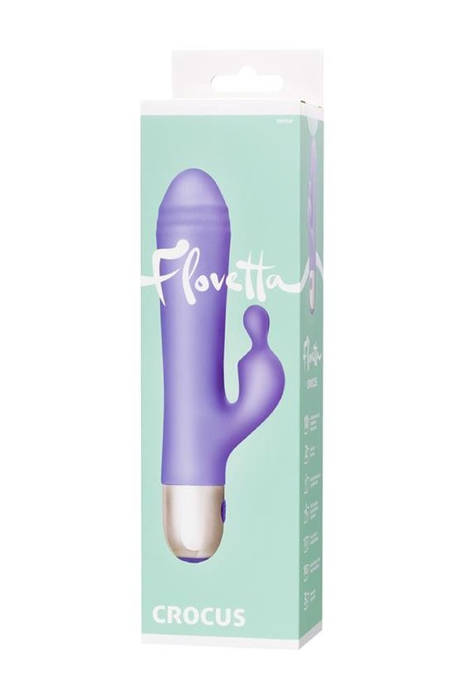 Flovetta Crocus vibratore rabbit silicone 10 vibrazioni