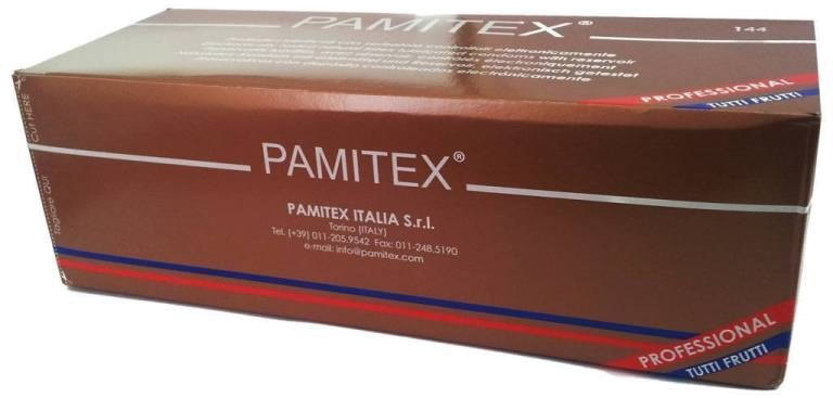 Pamitex Oro preservativi aromatizzati 144 pezzi tuttifrutti