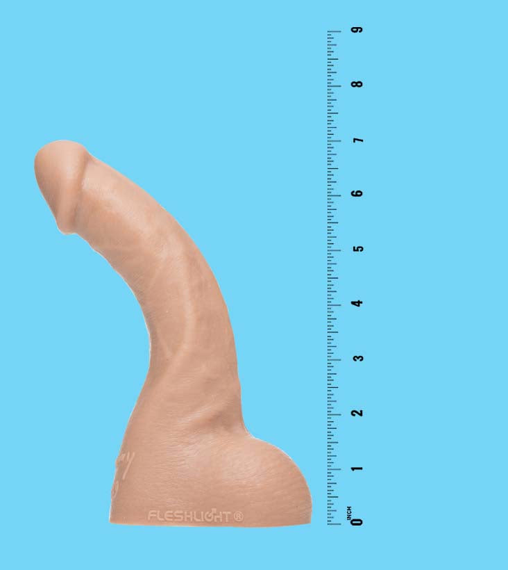 Fleshjack Johnny Rapid dildo in silicone curvo