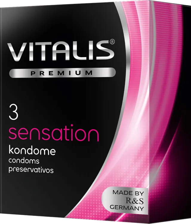 Vitalis Sensation preservativi stimolanti pieghe rosa
