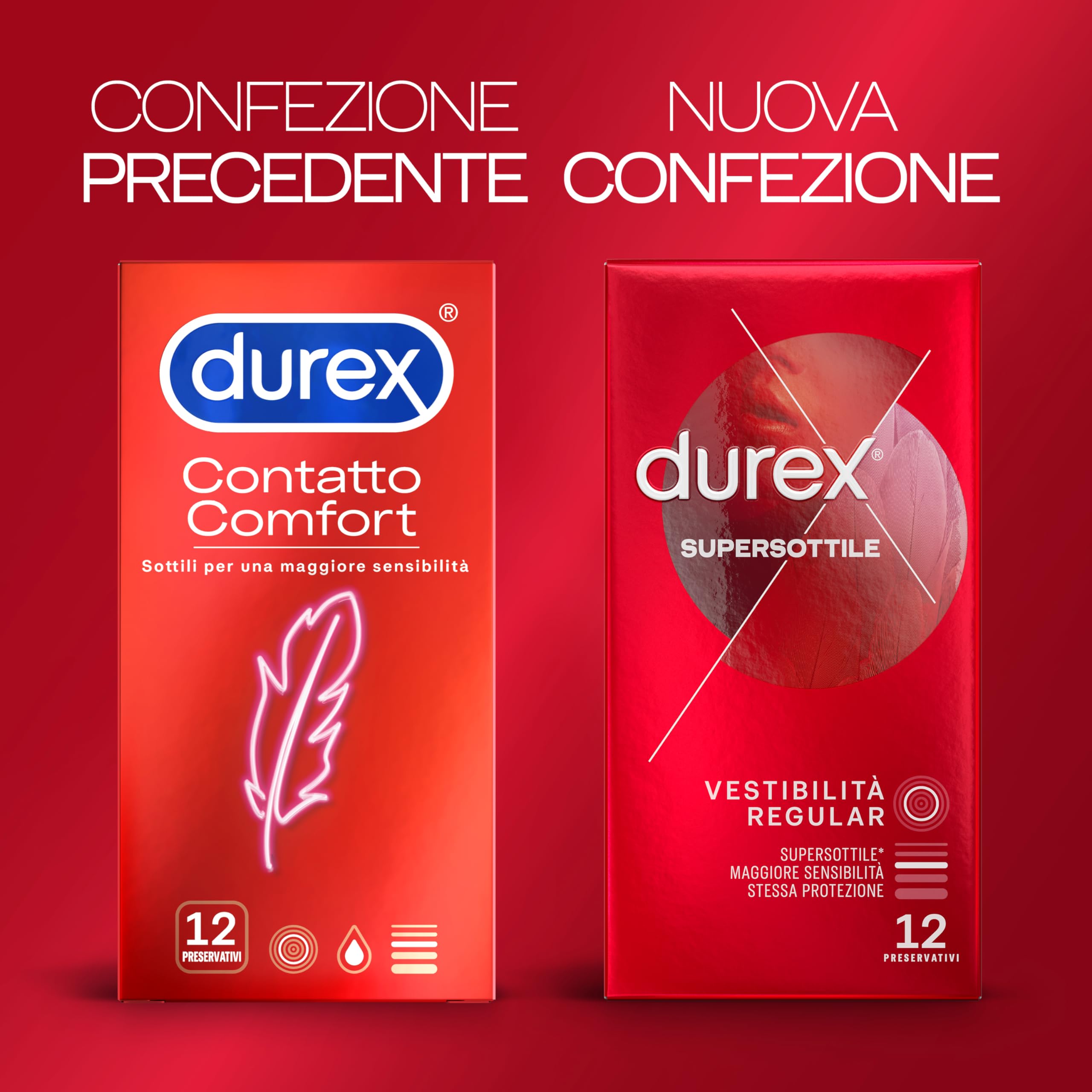 Durex SuperSottile preservativi 48 pezzi ultra sottili