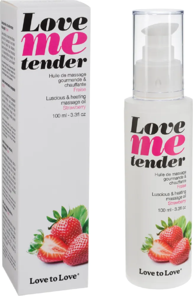 Love to Love Love Me Tender olio massaggio fragola