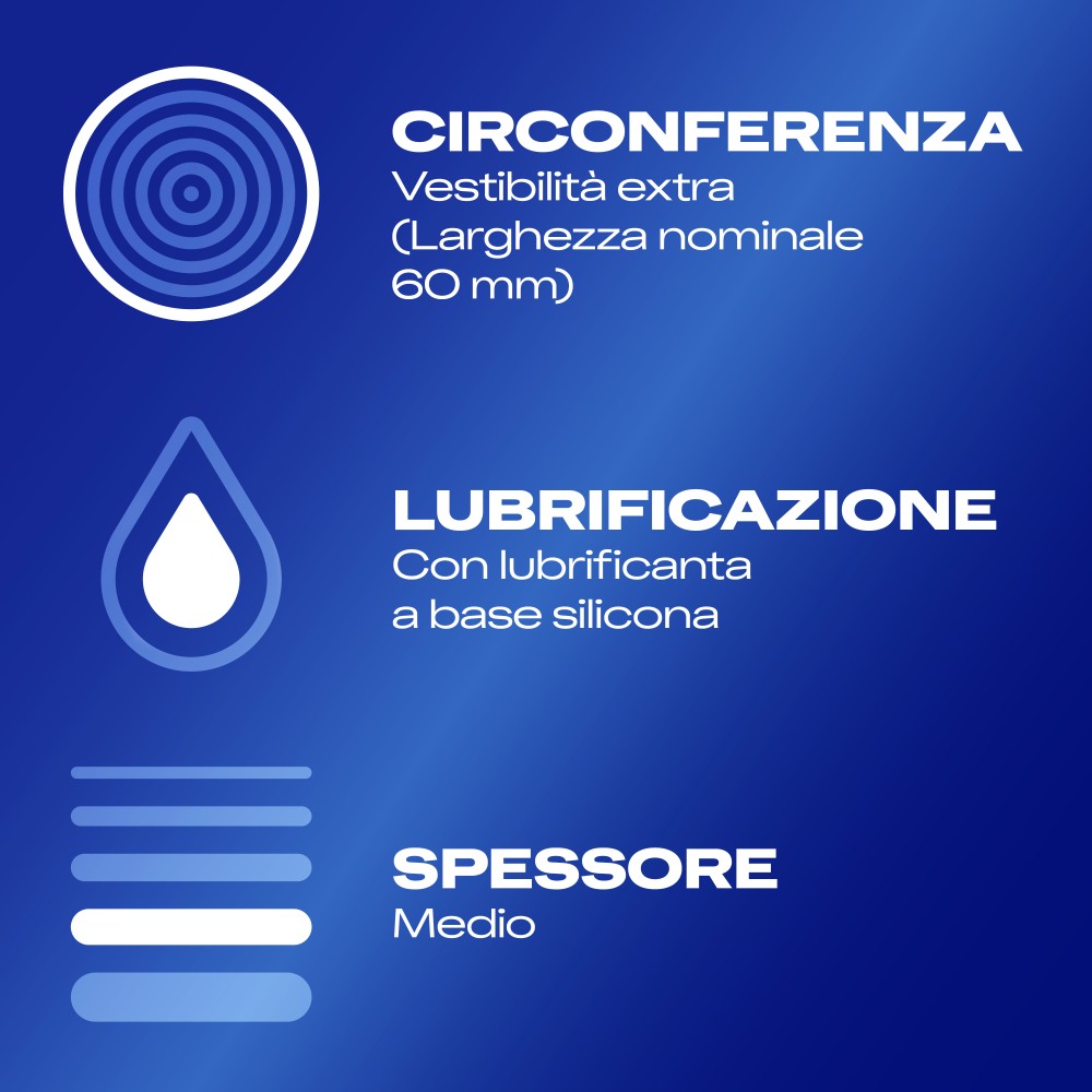 Durex Settebello XXL preservativi extra large 5 pezzi