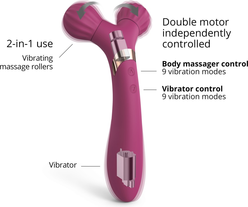 Love to Love Fireball vibratore fucsia massaggiatore