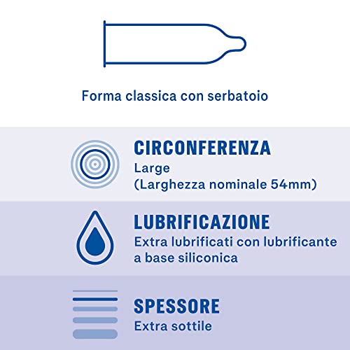 Durex Invisible preservativi ultrasottili 36 pz extra lubrificati