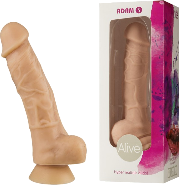 Alive Adam S dildo realistico con ventosa venature realistiche