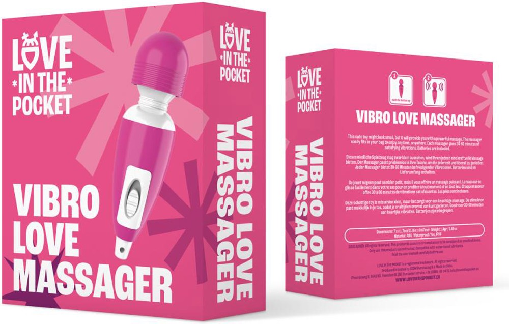 Love in the Pocket Mini Love Massager mini vibratore