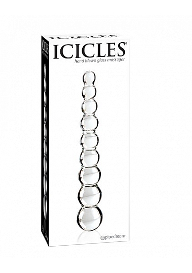 Icicles No. 2 dildo in vetro ipoallergenico