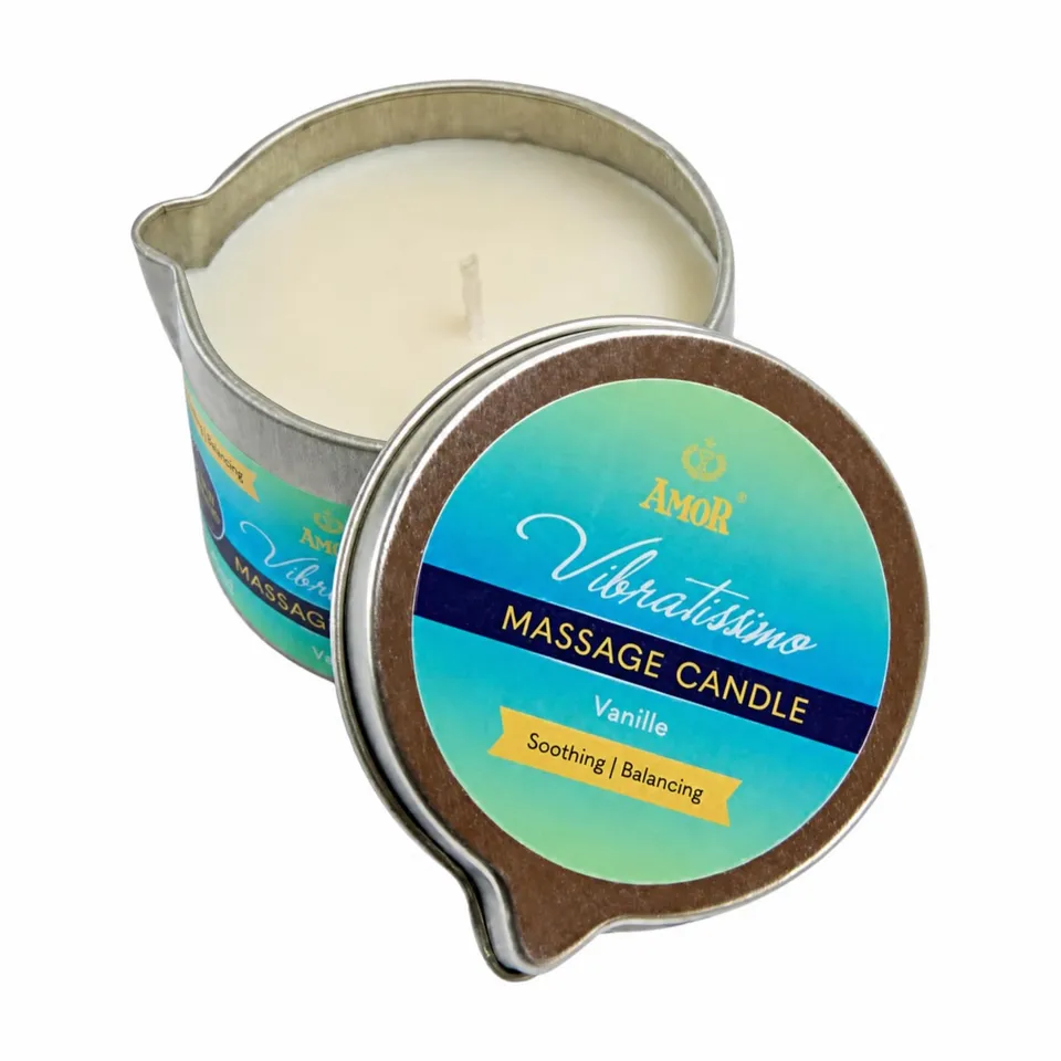 AMOR Vibratissimo Candela Massaggio Vanilla 100 ml