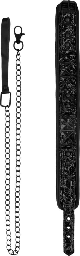 Ouch Luxury Collar collare con guinzaglio 52,5 cm