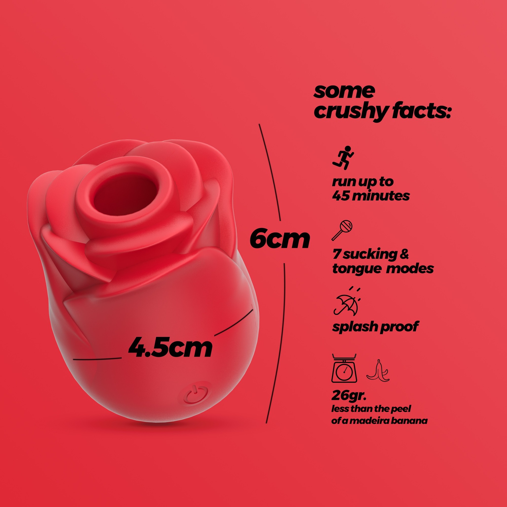 Crushious Rosita stimolatore clitorideo rosa