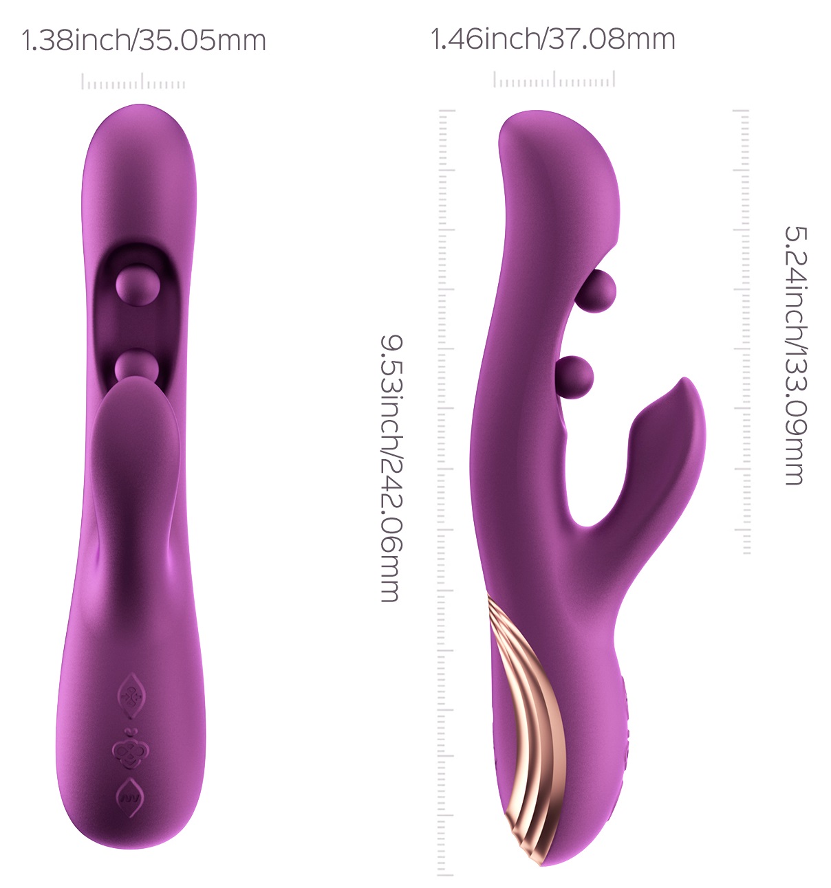 Honey Play Box Gem vibratore rabbit con app