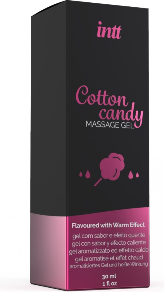 Intt Cotton Candy gel da massaggio riscaldante zucchero filato