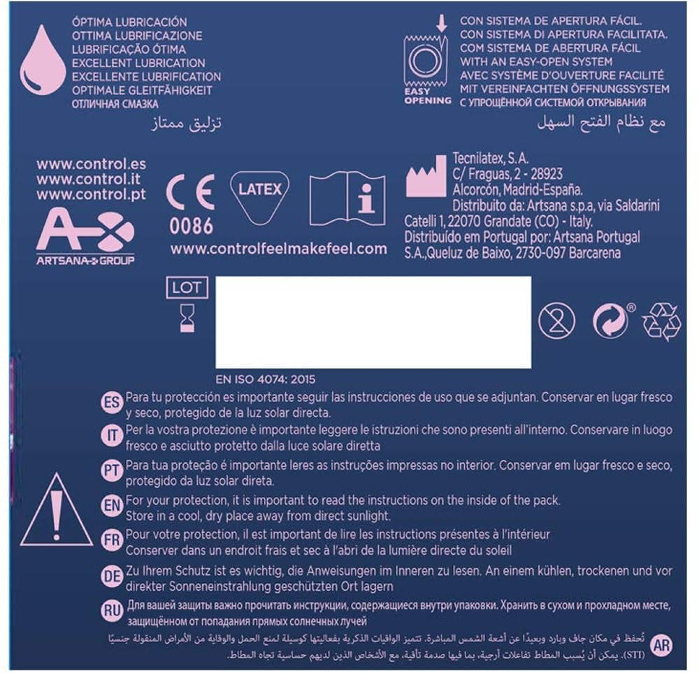 Control Finissimo Senso preservativi sottili 6 pezzi