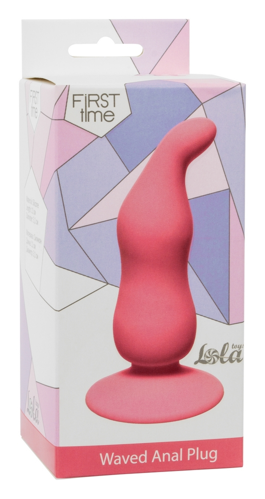 Lola Games Waved plug anale silicone con ventosa