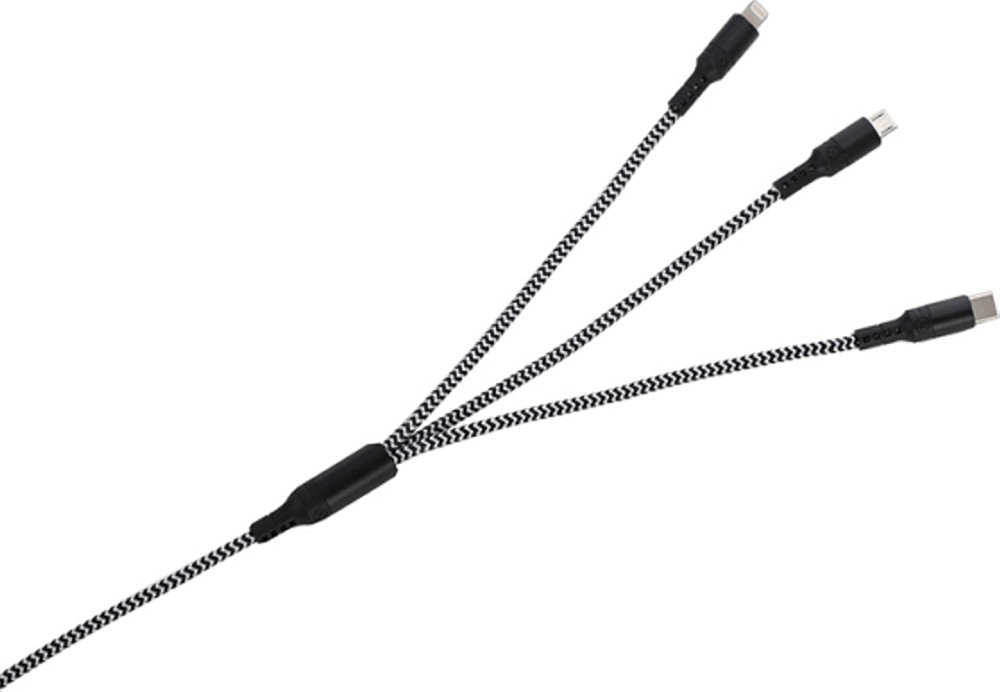 Tekmee 4-in-1 cavo intrecciato USB 1 m nylon