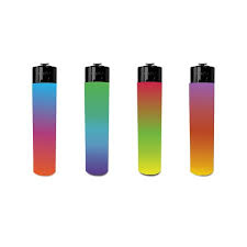 Atomic Degraded Colours accendini piezo box 24 ricaricabili