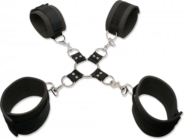 Pipedream Extreme Hog-Tie Kit bondage regolabile con mascherina