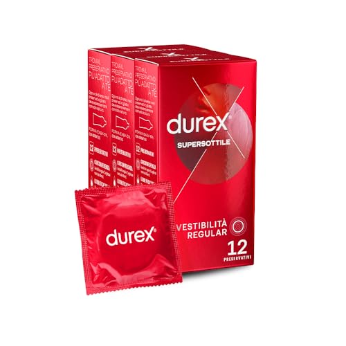 Durex Settebello Super Sottile Preservativi 36 Pezzi Ultrasottili