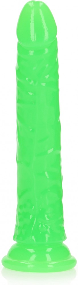 RealRock Slim 8 Dildo Fosforescente con Ventosa