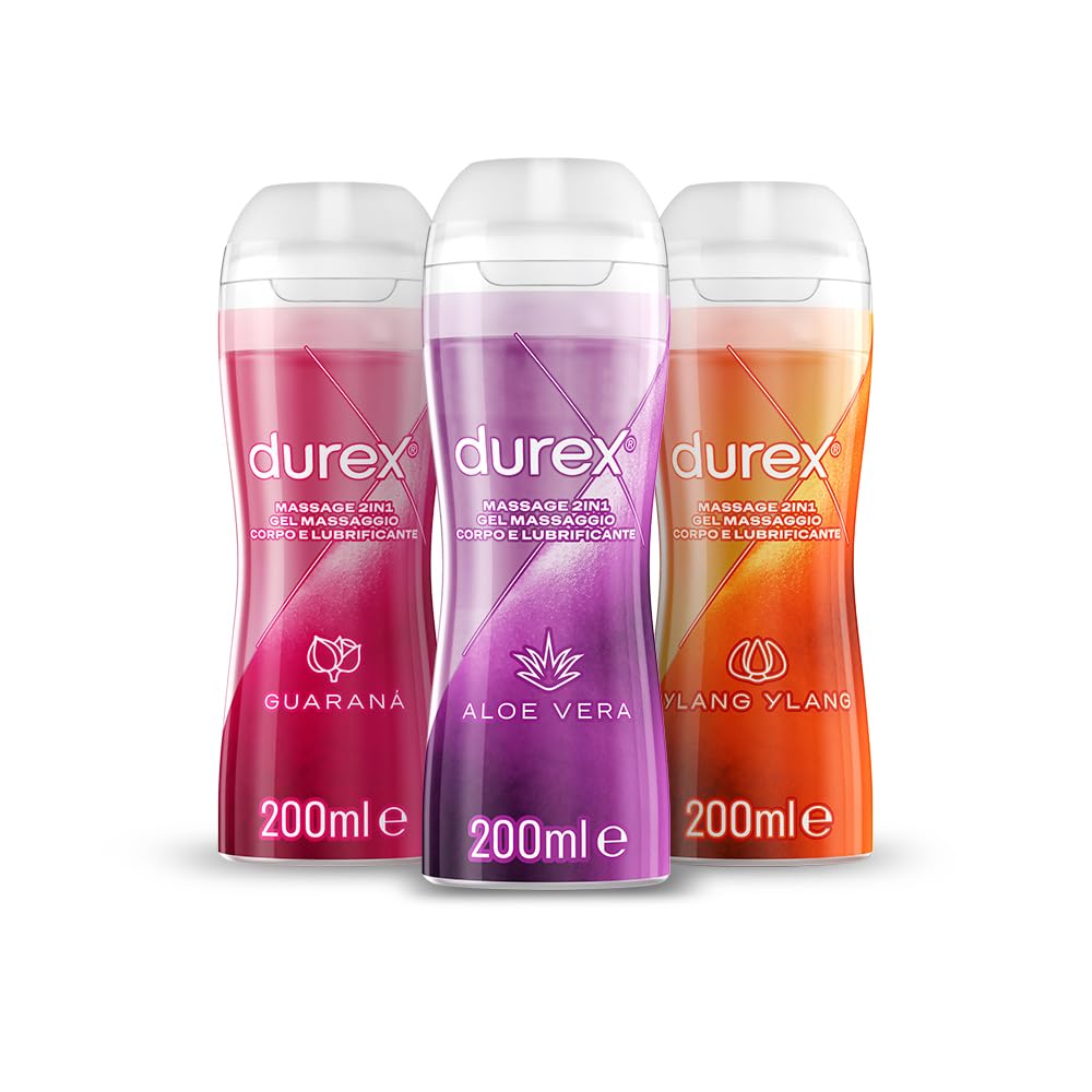 Durex Massage 2in1 gel lubrificante aloe vera 2x100ml