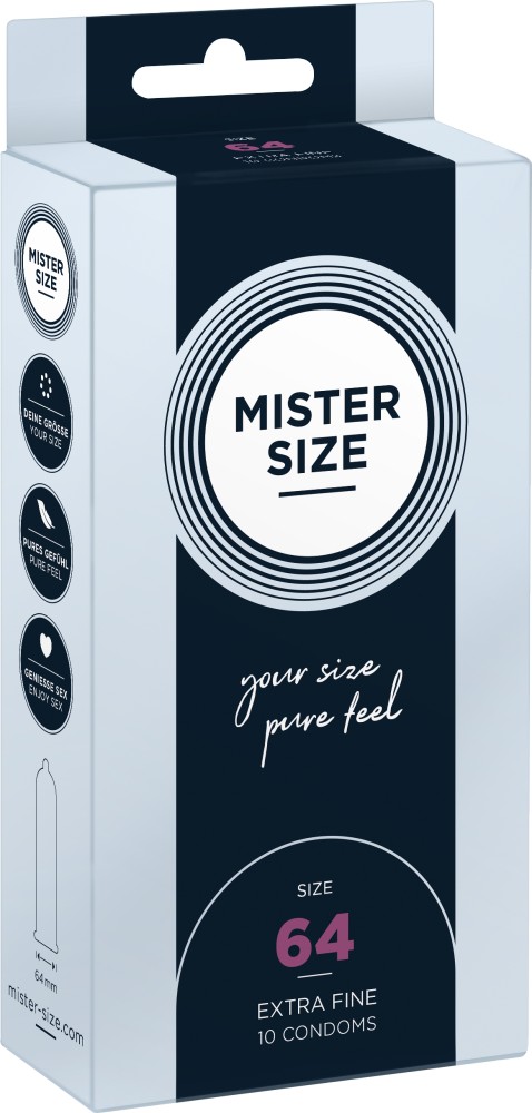 Mister Size 64 mm preservativi su misura 3 pz