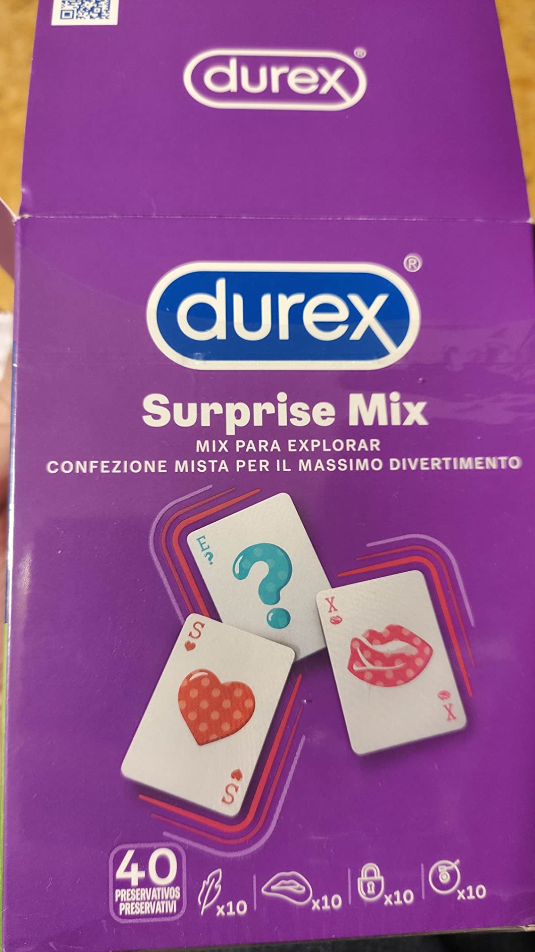 Durex Surprise Mix preservativi assortiti 40 pezzi