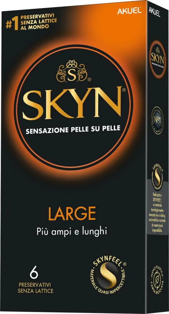 Skyn Large preservativi 6 pezzi sensoprene anallergici
