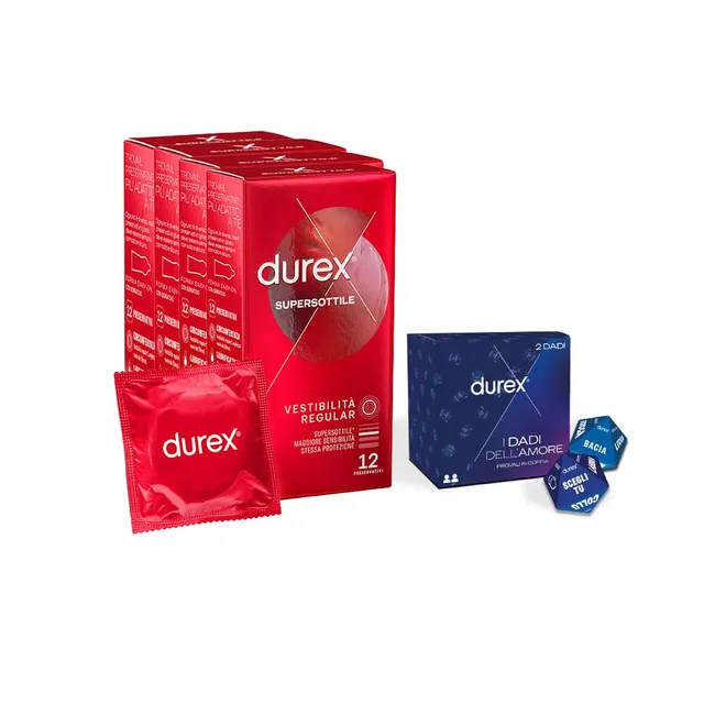 Durex Supersottile Regular preservativi 48 pezzi misura 56 mm