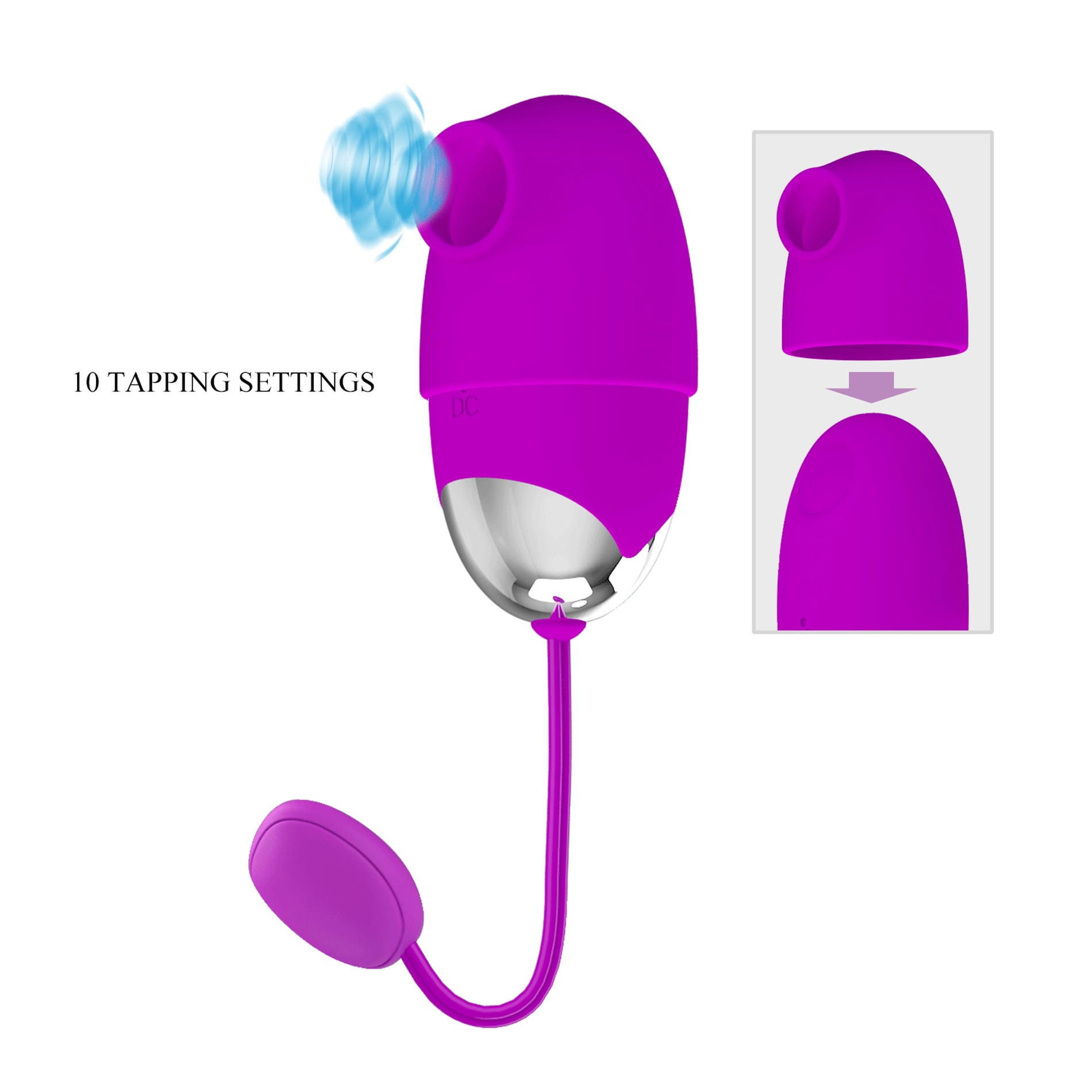 Pretty Love Kaila ovetto vibrante con app e stimolatore clitorideo