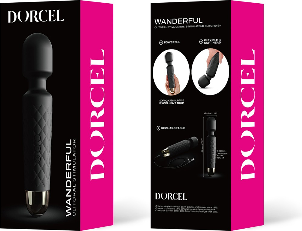 Dorcel Wanderful Magenta vibromassaggiatore silicone impermeabile