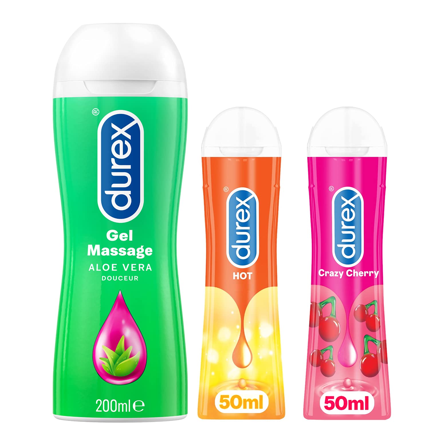 Durex Cherry gel lubrificante ciliegia 2x50 ml