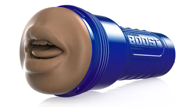 Fleshjack Boost Blow masturbatore bocca Medium Dark