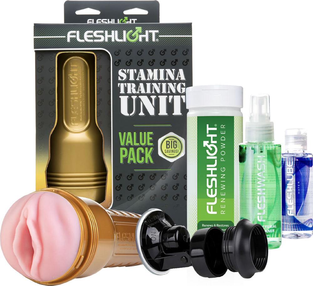 Fleshlight Stamina Training Unit masturbatore kit completo