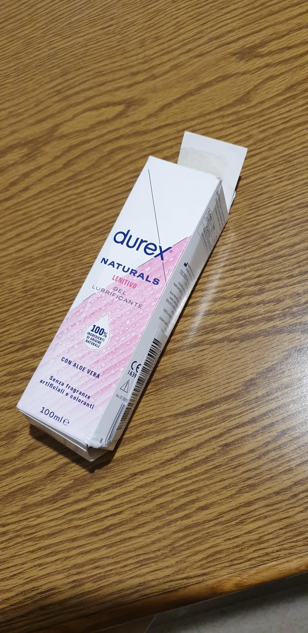 Durex Naturals Lenitivo gel lubrificante 100 ml aloe vera
