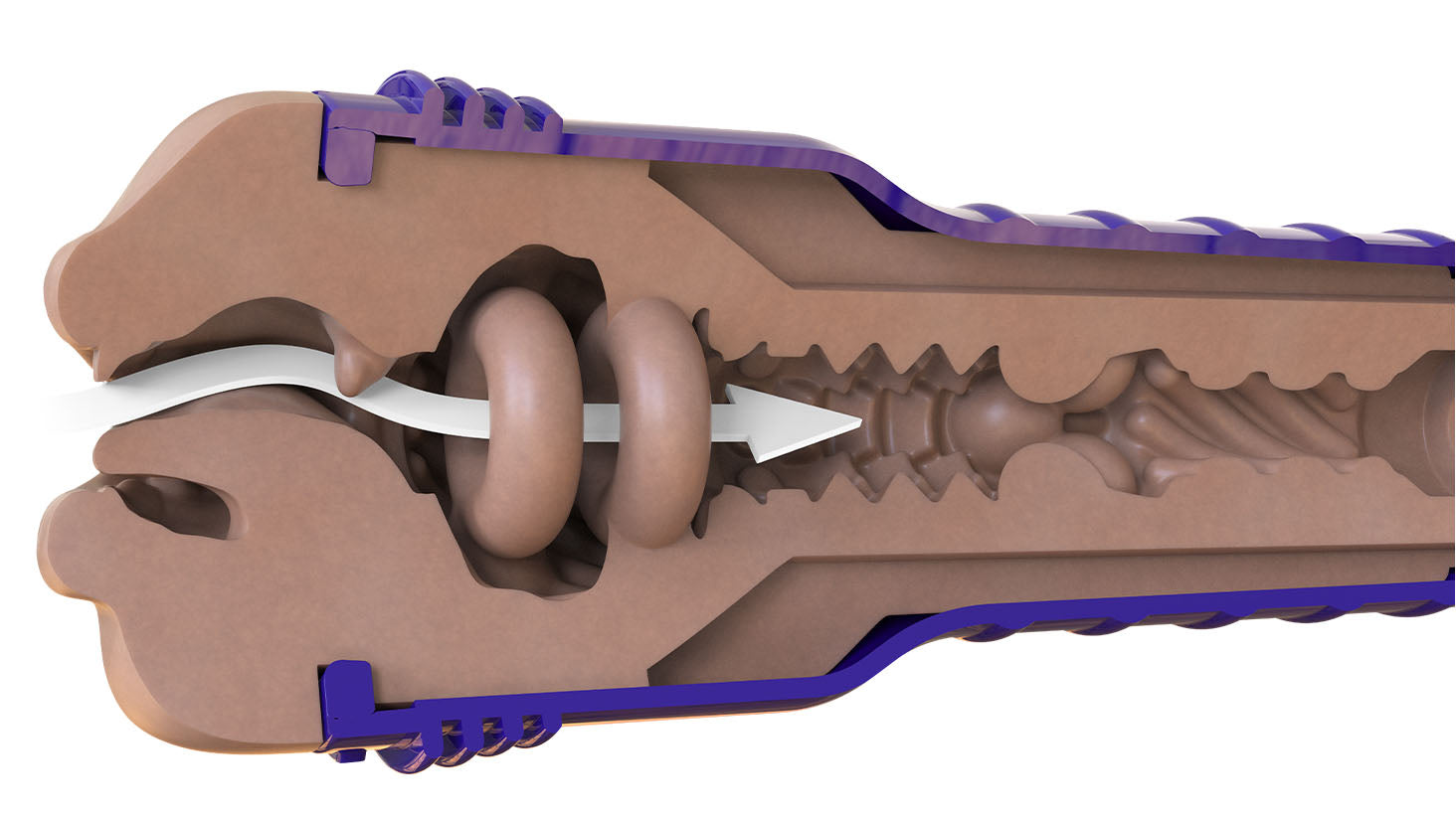Fleshjack Boost Blow masturbatore orale Light Medium