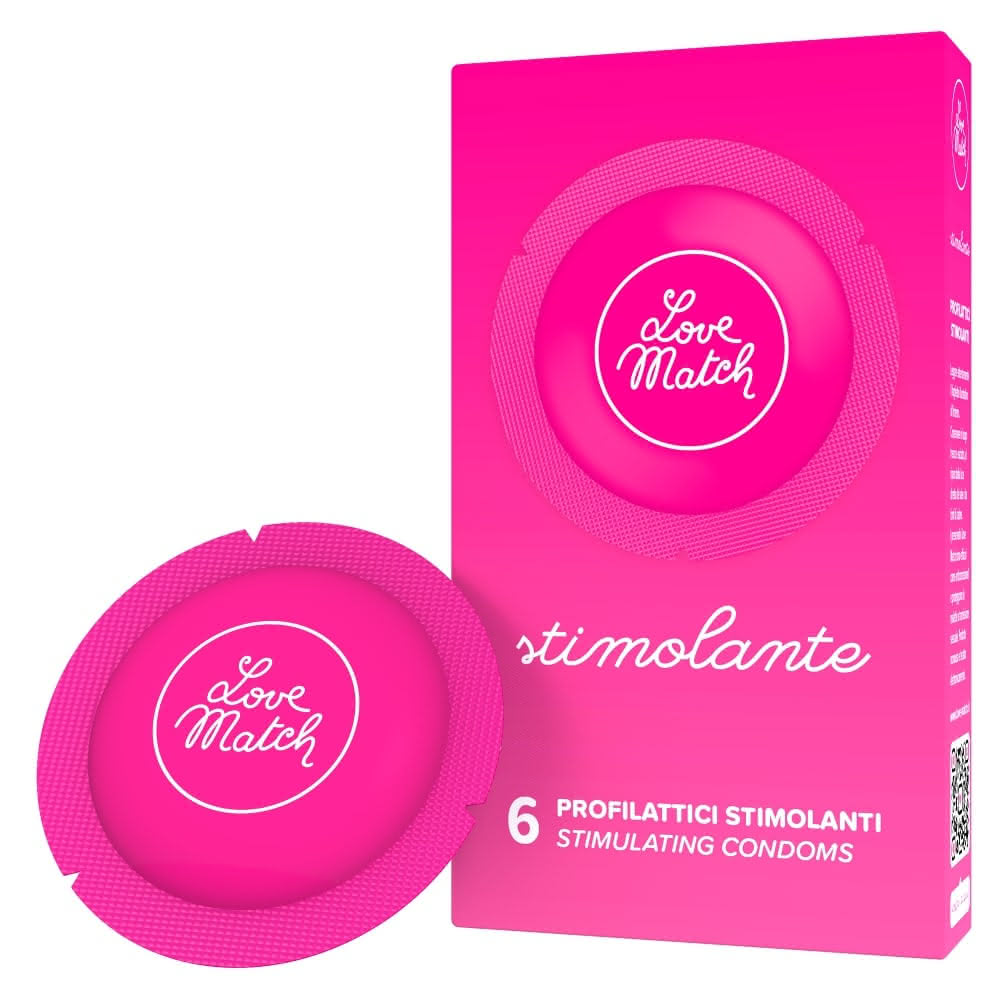 Love Match Stimolante preservativi con rilievi 6 pezzi